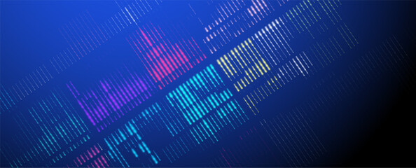 Modern cloud technology. Integrated digital web concept background