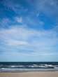 Baltic sea with blue sky - copy space