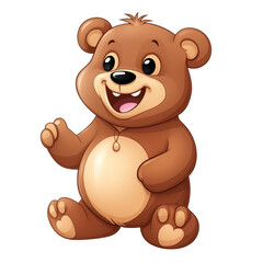 Sticker - teddy bear cartoon