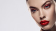 © Benedetto Riba - Eleganza in Rosso- Dettagli di un Rossetto Aperto con Ombre Naturali, Scena Affascinante