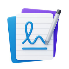 Poster - Journal 3d Illustration