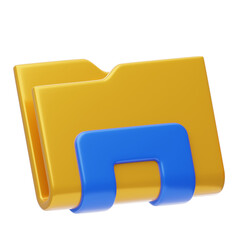 Poster - File Explorer 3d Illustration