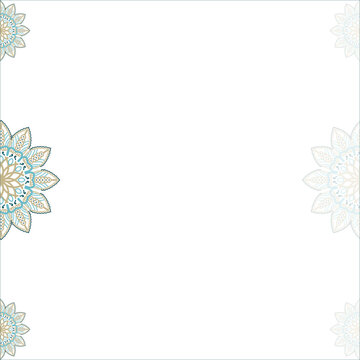 Luxury mandala background with golden arabesque pattern Arabic Islamic east style