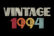 Vintage 1994 Birthday T-Shirt Design