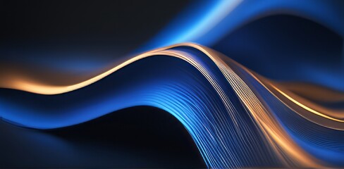 Poster - digital business abstract wave technology background the futuristic realm with this captivating wallpaper, the mesmerizing wave of science , creating a visual network of innovation