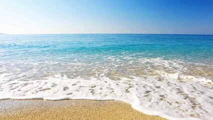Wall Mural - beautiful tropical sea and sandy beach