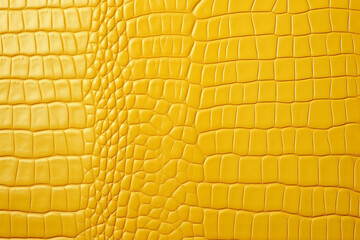 crocodile leather texture of yellow texture, empty background for design, exclusive, alligator