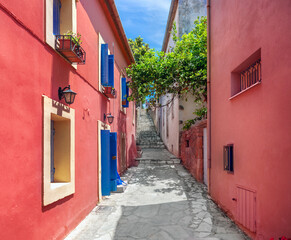 Poster - Street in Kefalonia, Greece