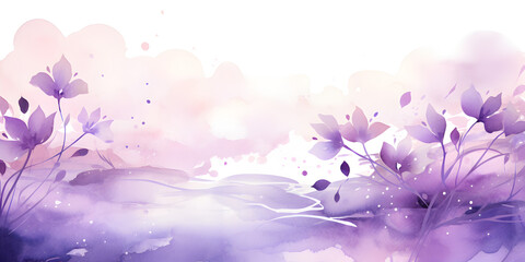 Abstract spring purple floral background