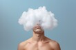 © Alina - Man with cloud instead of head