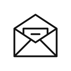 Poster - envelope icon, email message icon - Mail icon button sign, notification new message icons button