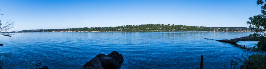 Wall Mural - Tranquil morning, Lake Washington, Kirkland