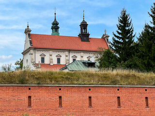 Canvas Print - Defensive walls of Zamosc, an old town in eastern Poland