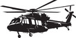 Lethal Guardian Black Combat Helicopter Iconic Design Dynamic Assault Vector Black Helicopter Emblematic Symbolism