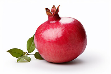 Wall Mural - Pomegranate , white background , isolated