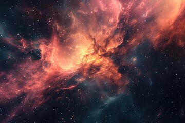 Poster - A captivating image of a star field in the sky. Perfect for astronomy enthusiasts or anyone in need of a stunning celestial background