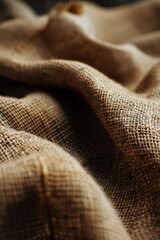 Poster - A detailed view of a piece of cloth placed on a bed. Can be used to showcase bedding or interior design concepts