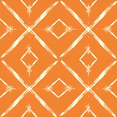 Poster - orange seamless pattern