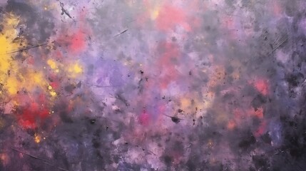 Leinwandbilder - Black abstract watercolour colourful texture background : Generative AI