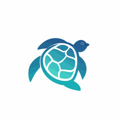 Wall Mural - Sea turtle logo design template. Turtle vector icon. Sea turtle logo.