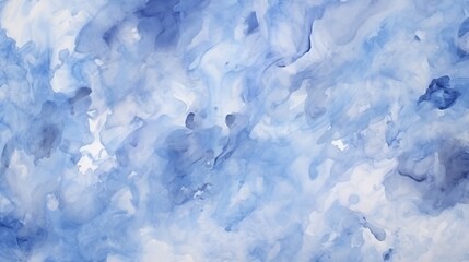 Leinwandbilder - Abstract blue watercolor high resolution : Generative AI