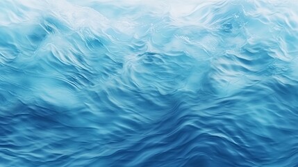 Fototapete - Blue waves abstract background texture. Print, painting, design, fashion. : Generative AI