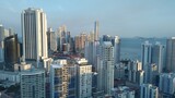 Fototapeta Miasto - aerial view of buildings in Panama City