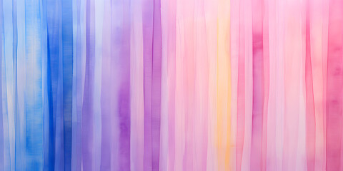 Wall Mural - Watercolor painting stripe texture background, blue and purple background