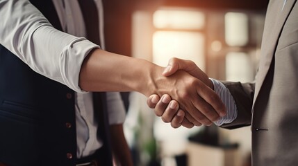 Poster - Thank you so much for your assistance. Cropped shot of a handsome middle aged man shaking hands with a financial advisor during a consultation at home.