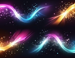 Wall Mural - abstract space background