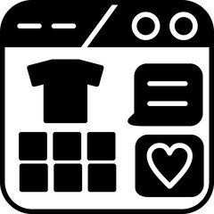 Poster - Ecommerce Icon