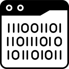 Poster - Binary Code Icon