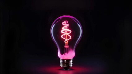 Poster - artificial brain in a light bulb