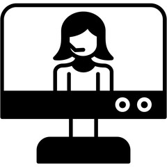 Poster - Online Support Icon