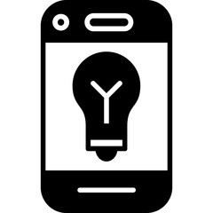 Sticker - Mobile Phone Idea Icon