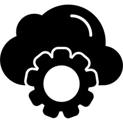 Sticker - Cloud Computing Icon