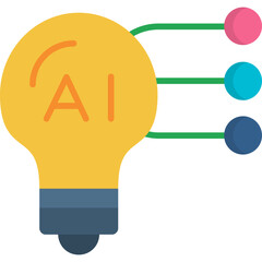 Sticker - Artificial Intelligence Icon