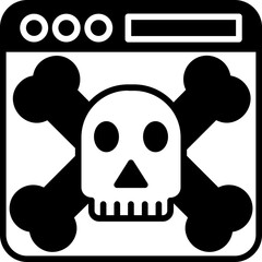 Canvas Print - Malware Icon