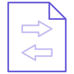 Canvas Print - File Transfer Icon