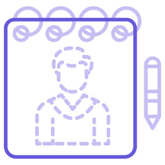 Poster - Sketch Book Icon of Library iconset.