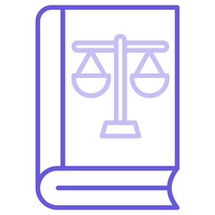 Wall Mural - Law Book Icon of Library iconset.