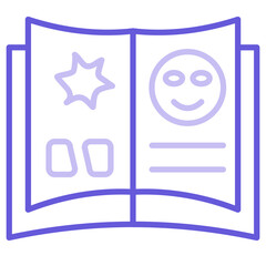 Poster - Comic Book Icon of Library iconset.