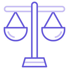 Wall Mural - Law Scale Icon of Crime and Law iconset.