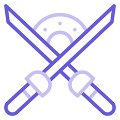 Sticker - Fencing Icon of Olympics iconset.