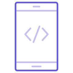 mobile phones icon of computer programming iconset.