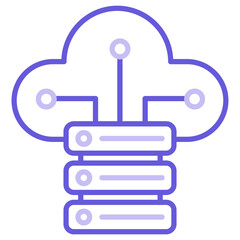 Sticker - Cloud Storage Icon of Seo and Web iconset.