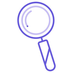 Sticker - Magnifying Glass Icon of Online Education iconset.