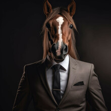 Horse In A Suit