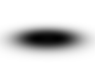 Fototapete - Transparent oval shadow. Realistic shadow effect isolated on transparent background 