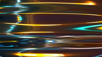Poster - Glowing light background with flowing animation